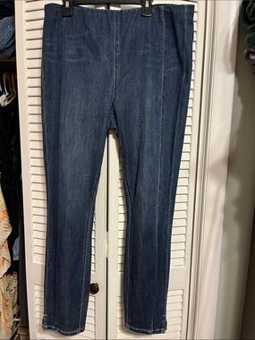 Pilcro and the Letterpress Dark Indigo Skinny Jeans